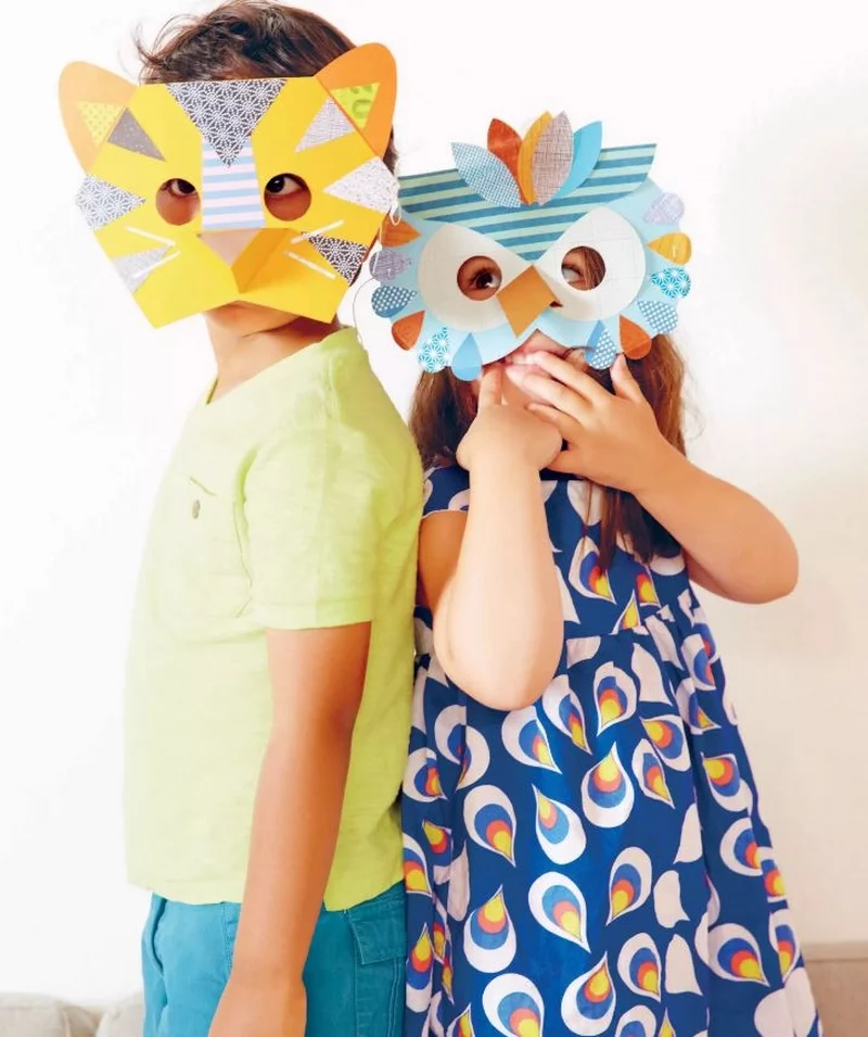Karnevalsmasken basteln – Spaß für die ganze Familie