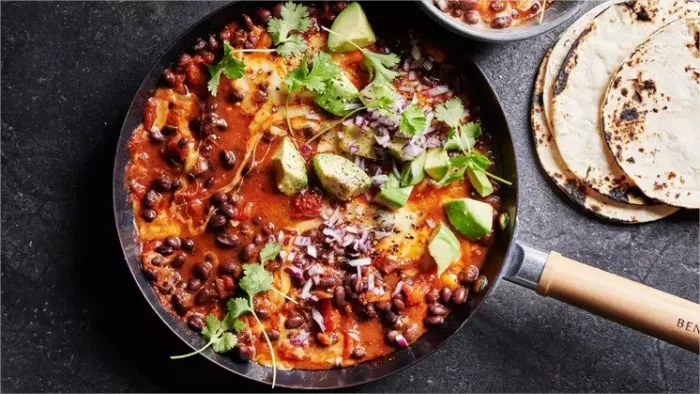 Mittelmeerspeisen vegetarisches Chilli con Carne ausgezeichneter Geschmack proteinreich