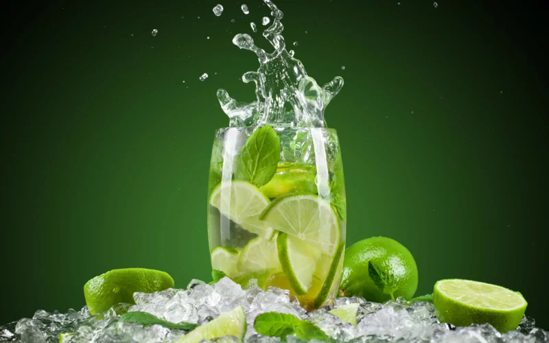 avocado- wasser trinken abnehmen mit avocado selbs machen mit limette gesund