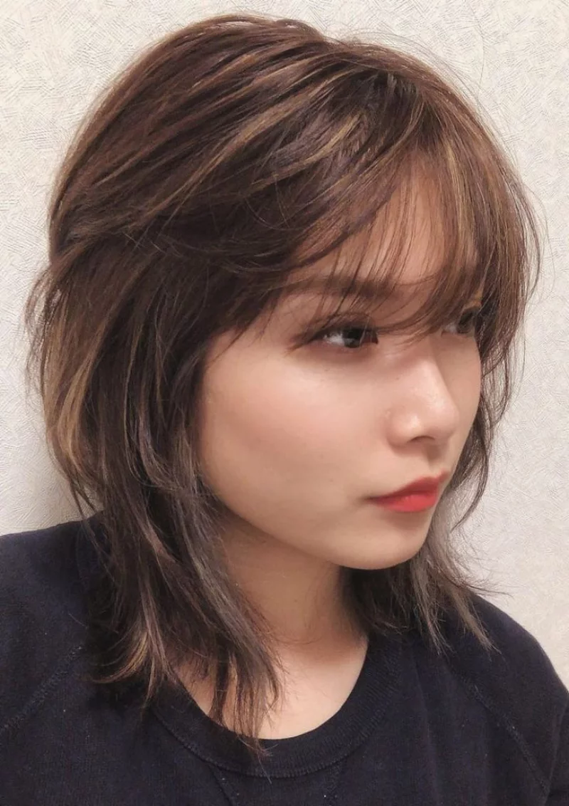 bob frisuren trends 2023 wolf bob wolf cut moderne variante