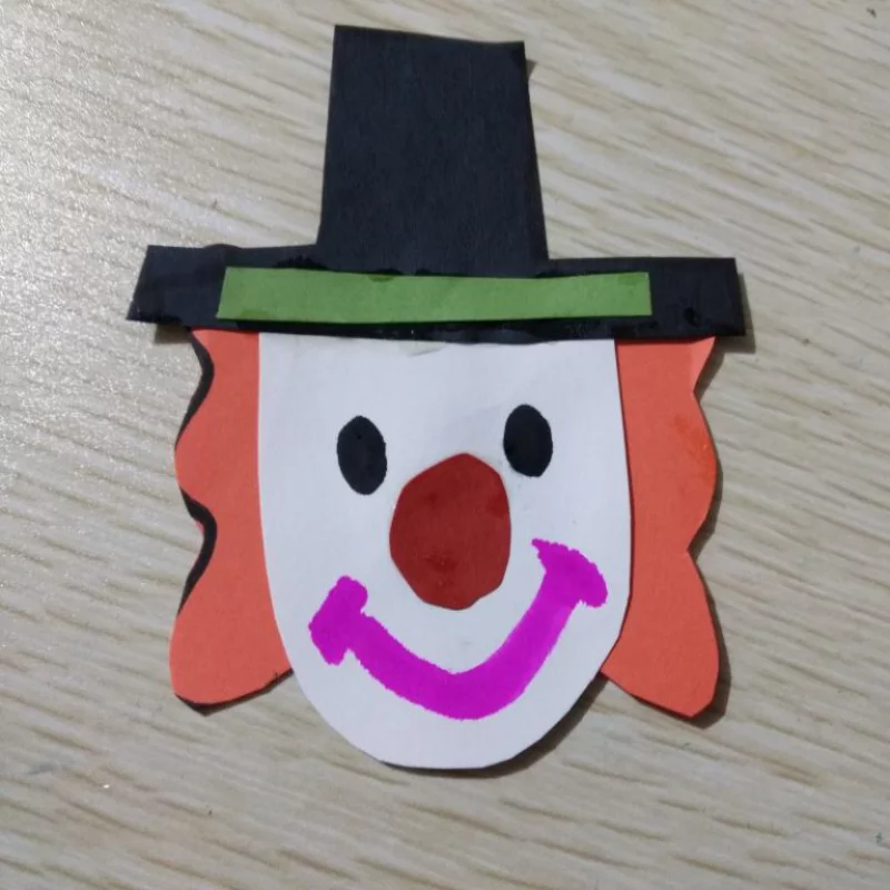 clown basteln klopapier papier malen basteln kinder fasching