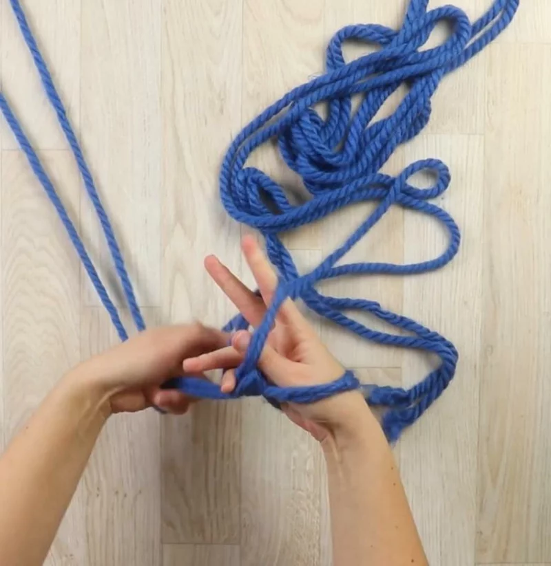 fingerstricken ideen schal diy ideen tutorial anleitung