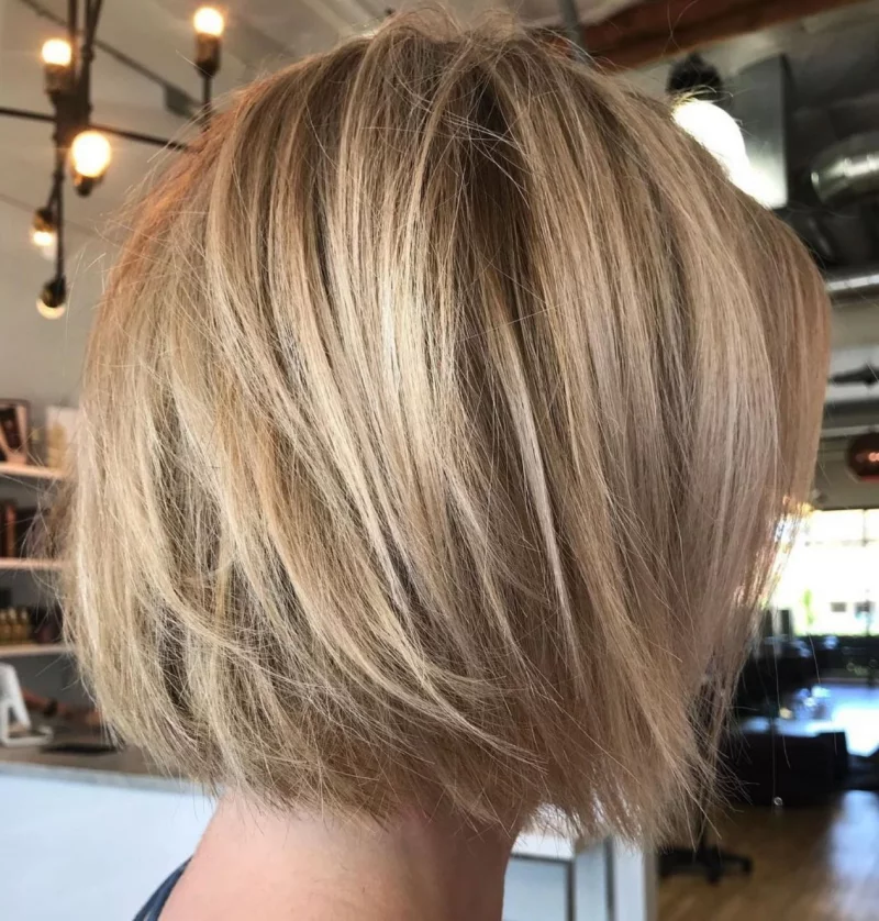 frisuren für dünnes haar wispy bob trendfrisur