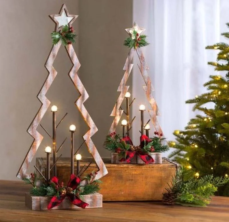 künstlicher Weihnachtsbaum mit Beleuchtung kleiner Weihnachtsbaum