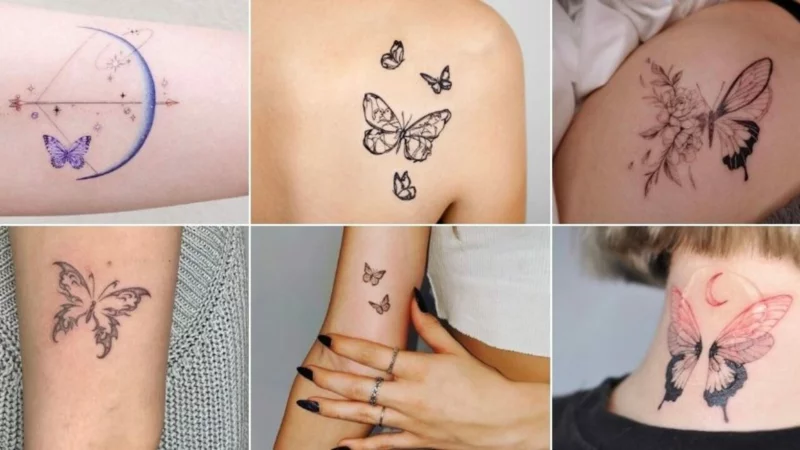 tattoo trends 2023 schmetterlinge 