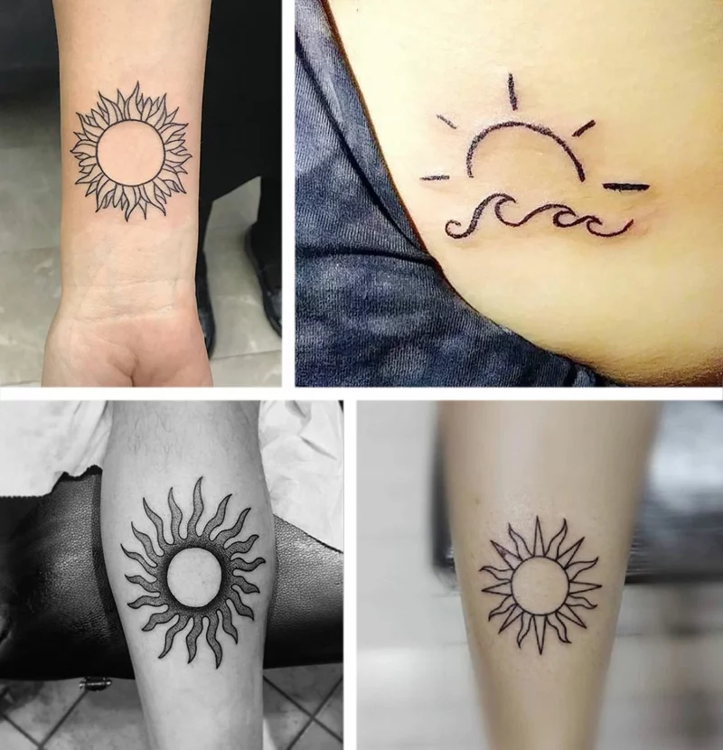 tattoo trends 2023 sonne