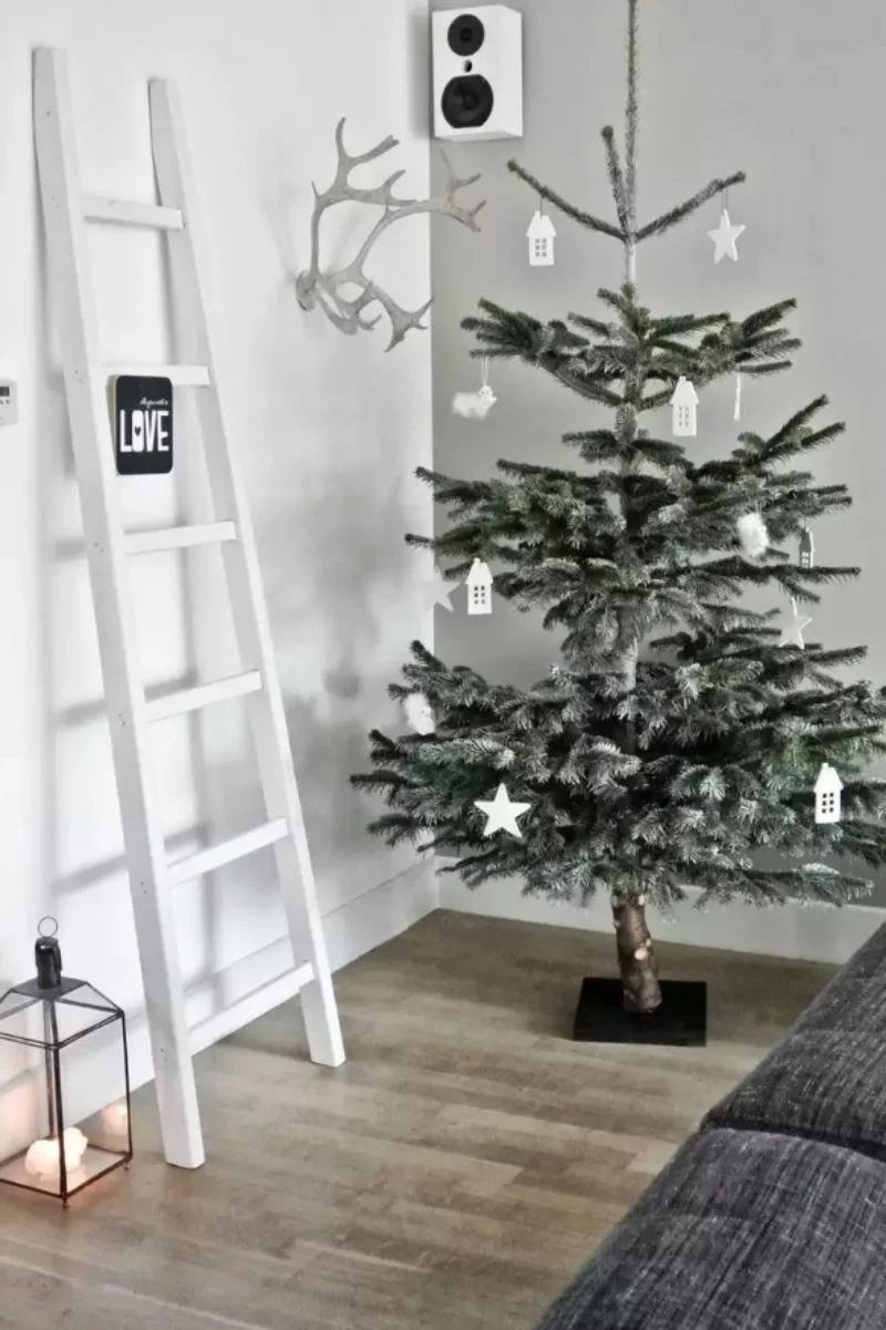 Hygge skandinavische Weihnachtsdeko industrieller Stil