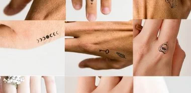 Winzige Tattoos auf den Fingern sind der neueste Trend