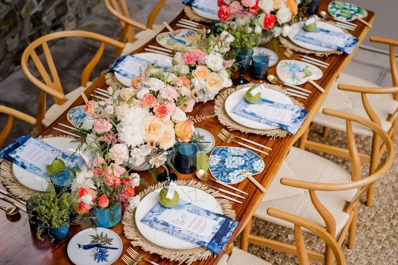 Hochzeitsfeier Dekoration Tischdeko Ideen