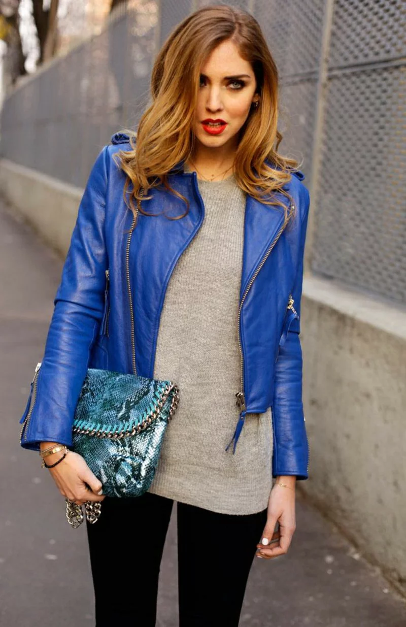 Jacken Trends 2023 leder jacke fruehjahr trend farbe