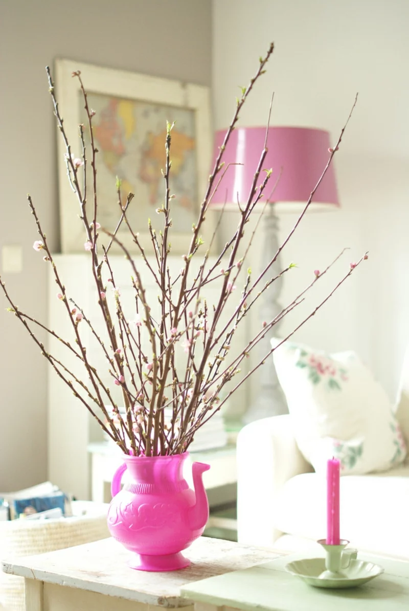 barbara zweige fruehlingsideen dekoideen fruehlingsanfang vase