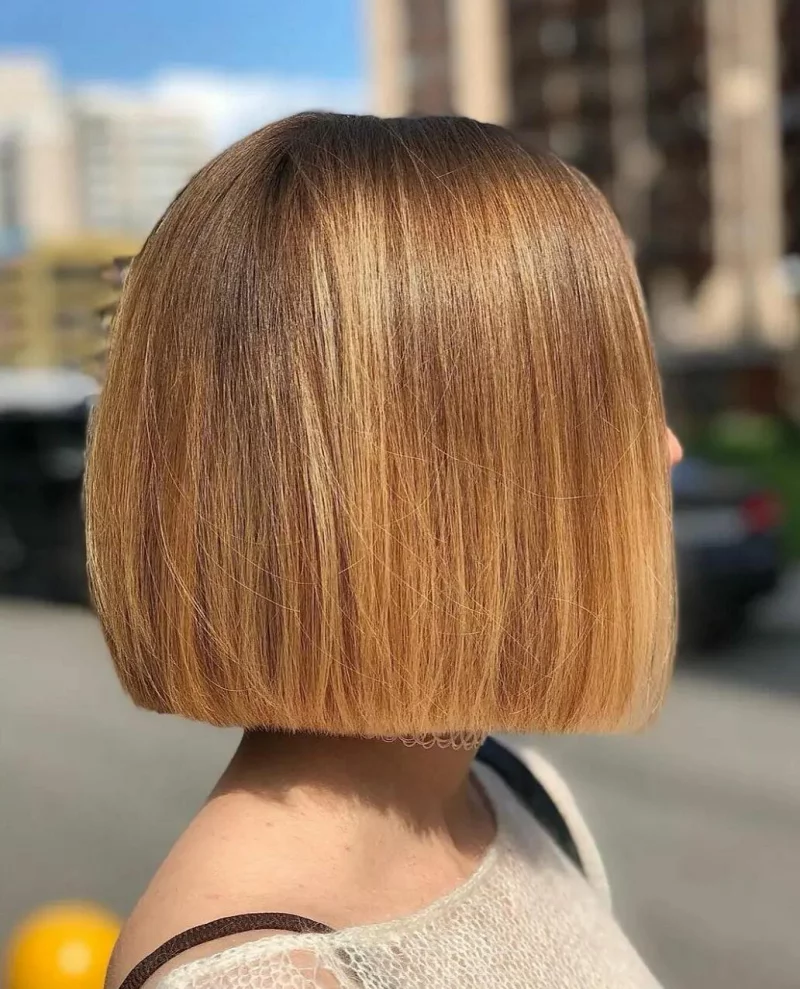 mittellange bob frisuren blunt bob trendfrisur 2023