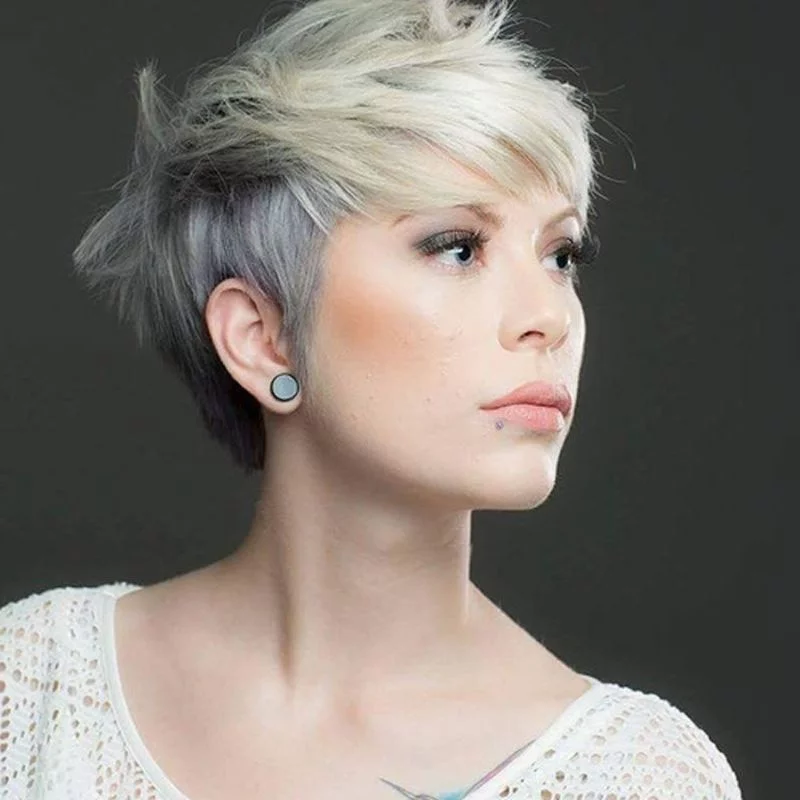 pixie cut kurz blond