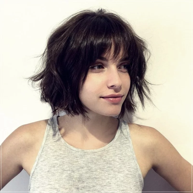 wispy bangs bob schnitt frauenfrisuren