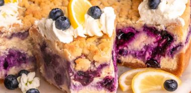 Cheesecake mit Brombeeren - die typisch amerikanische Variante