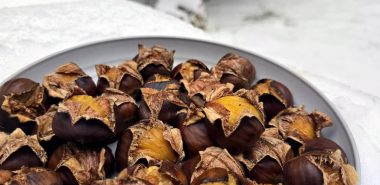 geröstete Esskastanien zubereiten zu Hause