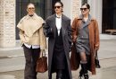 Modetrends für Herbst - drei modisch gekleidete Frauen