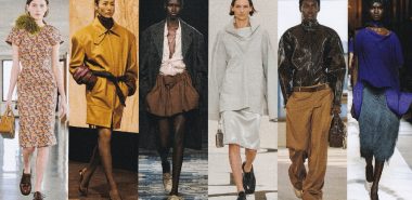 aktuelle Farben in der herbstmode für Frauen 