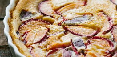 mit Zwetschgen backen - Kuchen in runder Form 