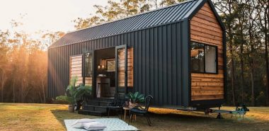 Tiny House auf Anhänger gebaut bietet hohe Mobilität 