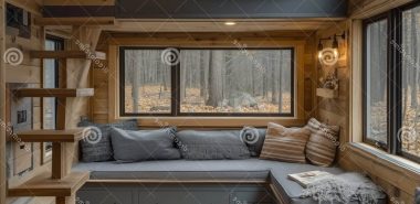 es gemütlich machen im Mini Haus
