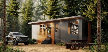 romantisch wohnen im Mini Haus am Waldrand